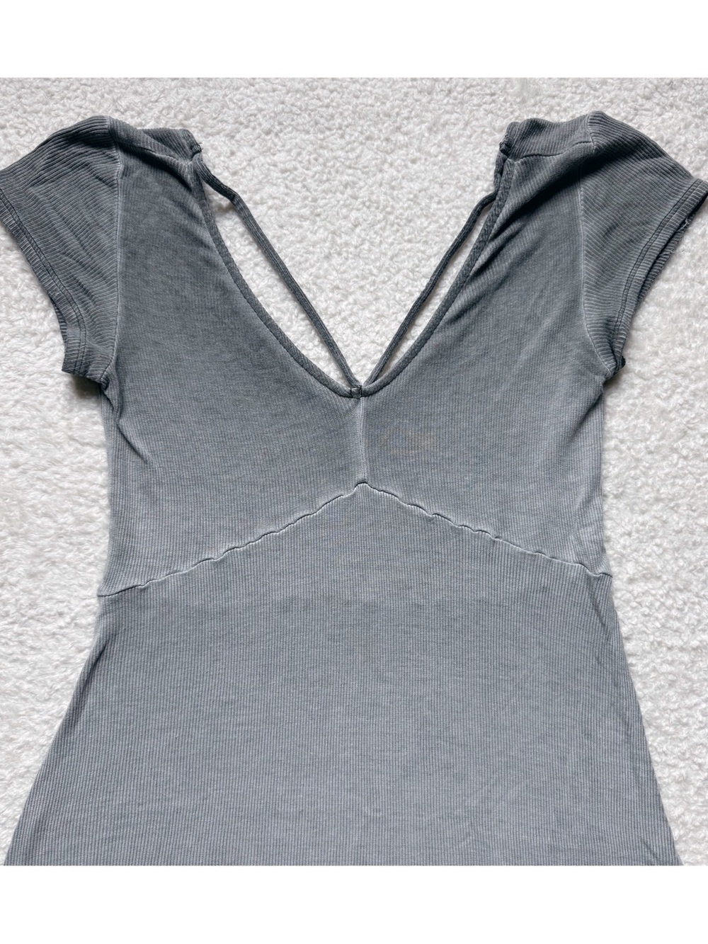 AEO Ribbed Mini Dress - Picture 2 of 10
